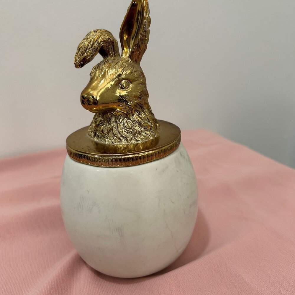 Brand New Anthropologie Woodland Dweller Candle - Gold Bunny